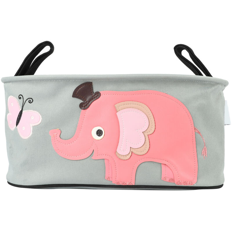 Hängende Aufbewahrungstasche für Kinderwagen, multifunktionaler tragbarer Organizer für Kinderwagen