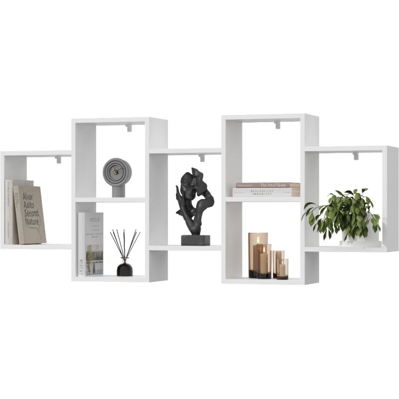 Hängeregal für die Wand für Kinderzimmer, Wohnzimmer, Küche 160cm ZENDA Hängeregal für die Wand für Kinderzimmer, Wohnzimmer, Küche 160cm Grau