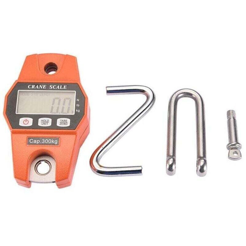 Hängewaage – 300 kg – Für Landwirtschaft, Jagd, Bogenschießen, Wiegen, große Fische, Aufzugseingang – Mit präzisem Sensor – Digital – Professionell –
