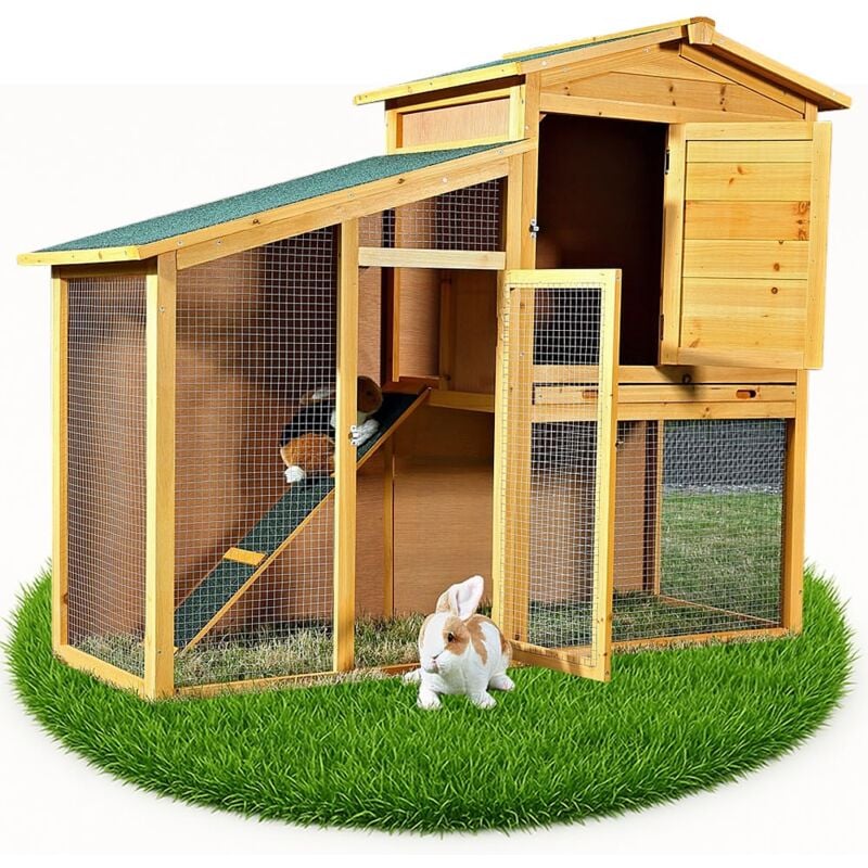 Hasenstall Kleintierstall Kaninchenstall Hasen Kaninchen Stall Hasenkäfig xxl