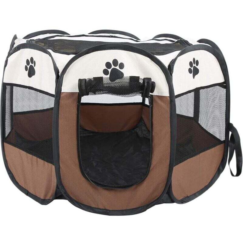 Haustierzelt, Haustier-Netzkäfig, Hunde-Netzkäfig, Haustier-Spielzelt, tragbarer, faltbarer Käfig für Haustiere, Katzen und Hunde, Übungs- und