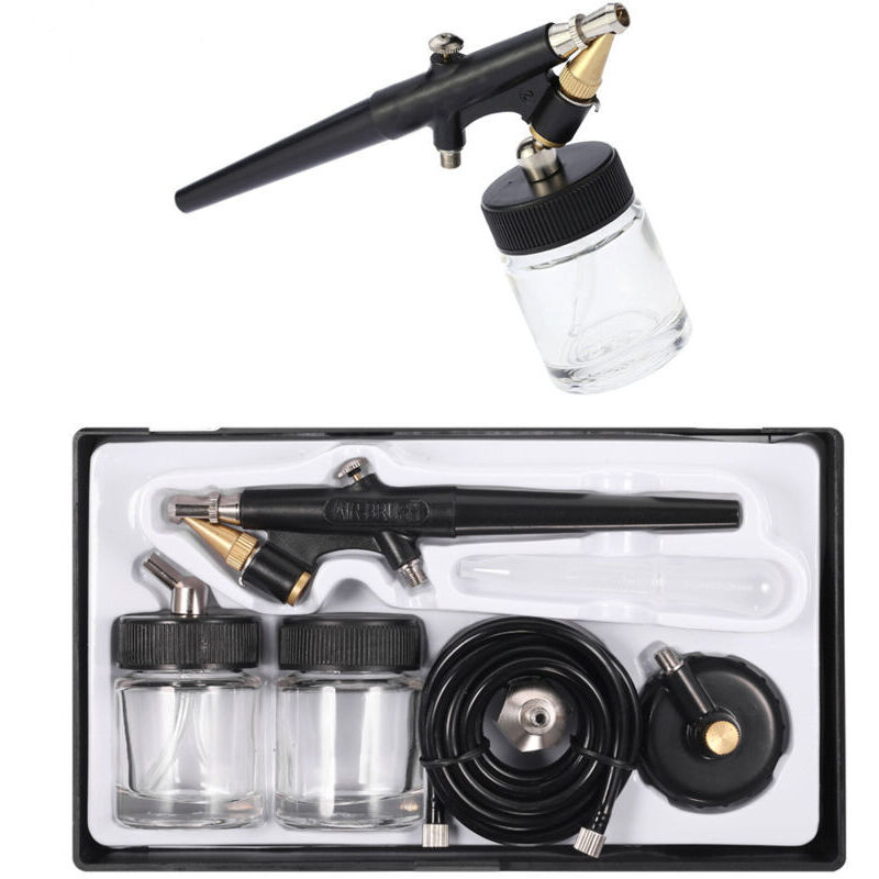 HD-138 Airbrush-Pistole mit 0,8 mm Düse, für DIY-Make-up-Designs, Tortendekoration und Nagelkunst.