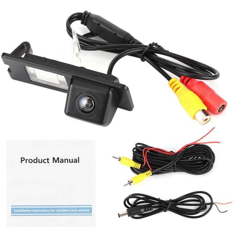HD CCD IP68 170 Grad Rückansicht Kamera Kennzeichen Licht Passt Für Fluence Duster