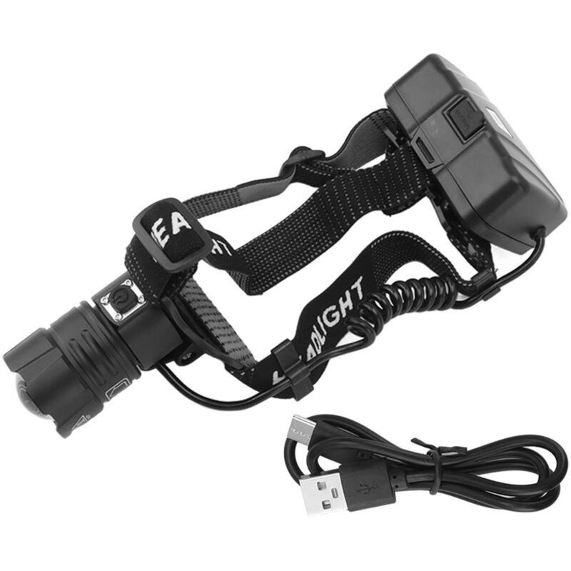 Headerbs LED-Stirnlampe, 3-Modus-Outdoor-Stirnlampe für Camping und Outdoor-Aktivitäten.