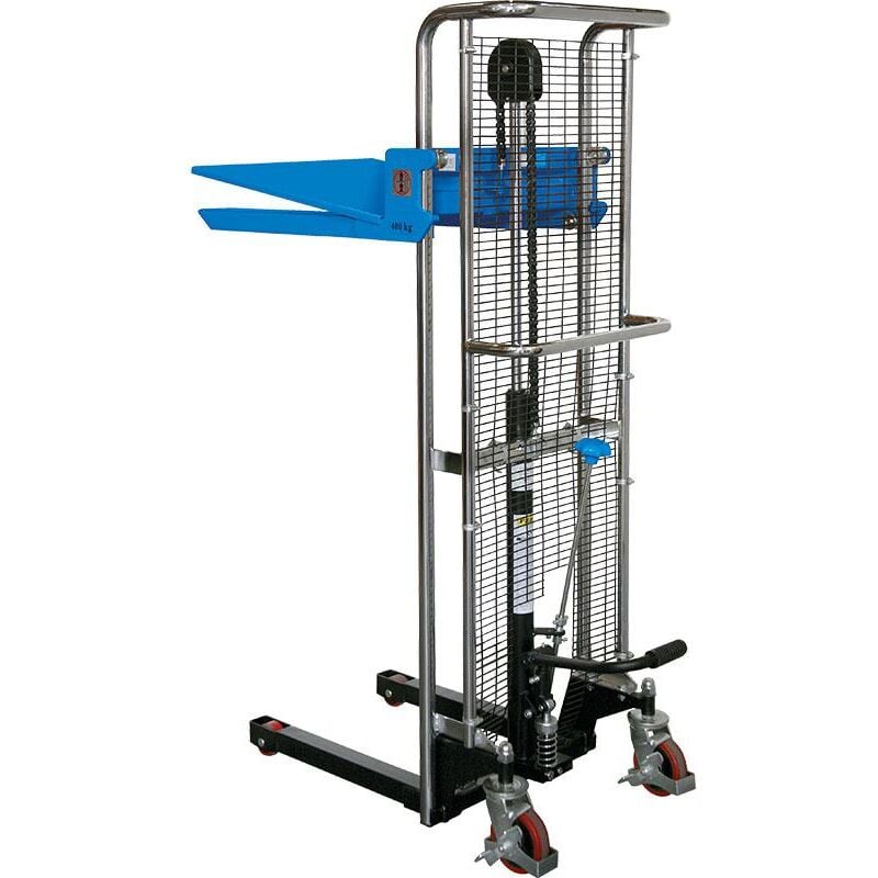 Fervi - Hebebuhne mit Plattform und Gabeln Tragfahigkeit 400 kg 0782