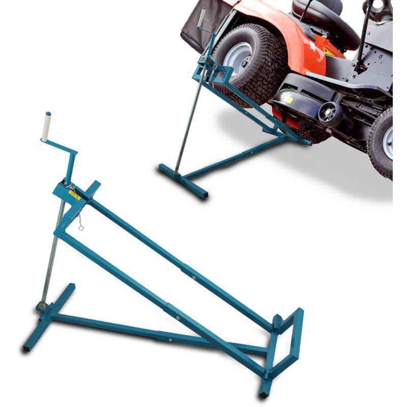 Hebevorrichtung Reinigungshilfe Wagenheber für Aufsitzmäher Rasentraktor bis 400Kg