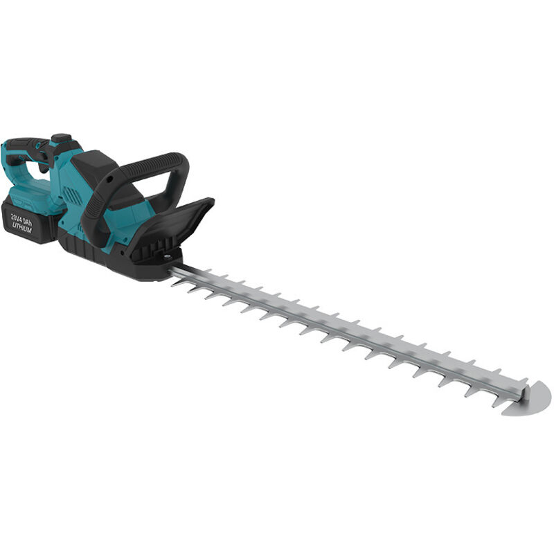Heckenschere, 21V Akku-Heckenschere, betrieben mit einem 3000 mAh Akku, 48 cm Doppelklingen