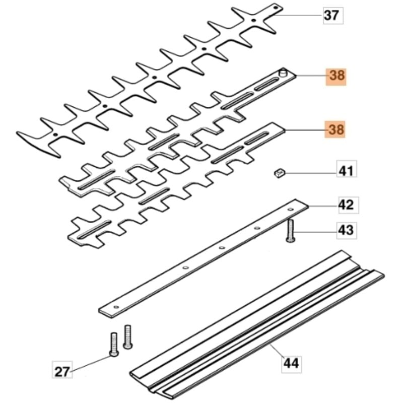 Heckenschere Modelle BC240H BC241H ORIGINAL OLEOMAC 58050021R