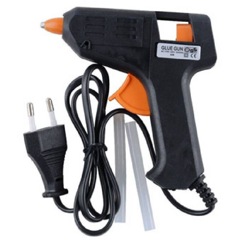 Trade Shop Traesio - Trade Shop - caldo colla pyst 60 watt incollartrice termocollantante mit 2 stick 92283 -