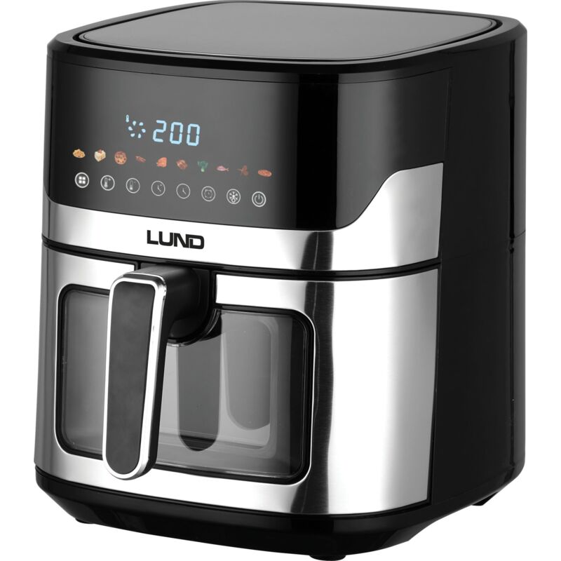 Heißluftfritteuse 6,5 L 1600 W, Mini Backofen