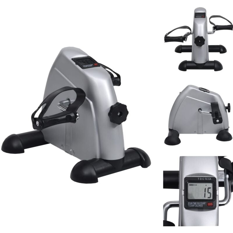 Vidaxl - Heimtrainer - Heimtrainer Pedaltrainer Fahrradtrainer mit Schwungrad - Silber