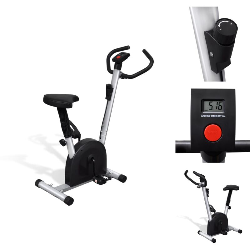 Heimtrainer - Living Fitness Heimtrainer mit Sitz - Schwarz