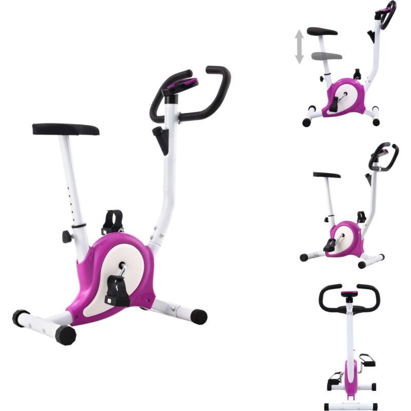 Vidaxl - Heimtrainer - Living Heimtrainer mit Riemenantrieb Lila - Lila