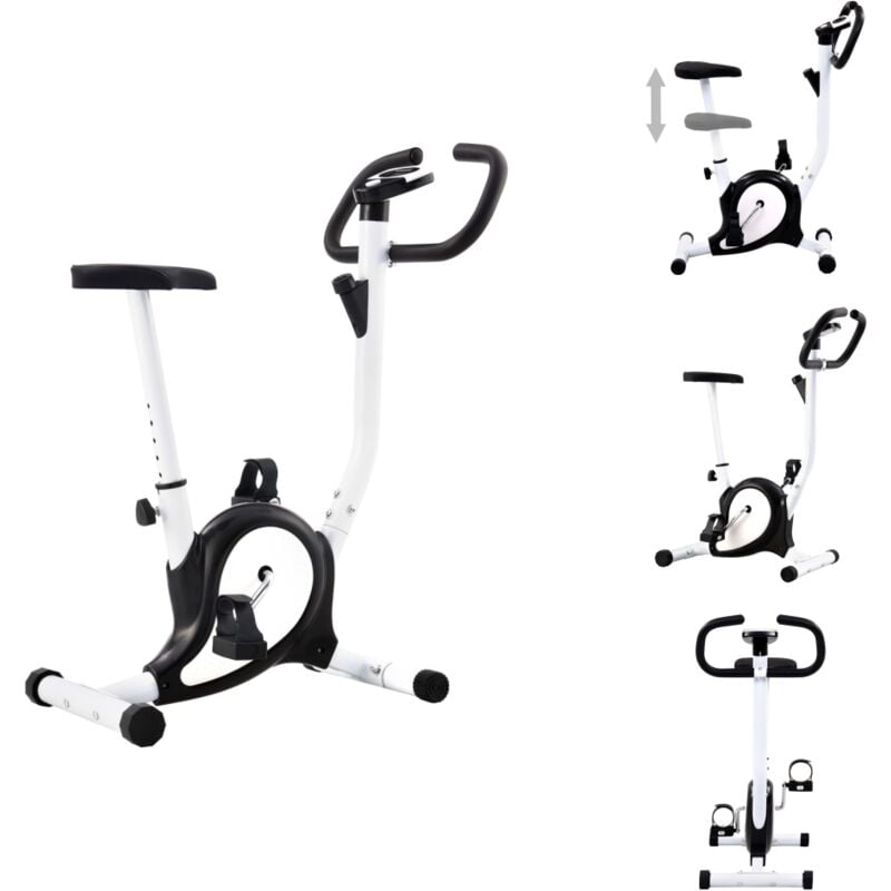 Vidaxl - Heimtrainer - Living Heimtrainer mit Riemenantrieb Schwarz - Schwarz