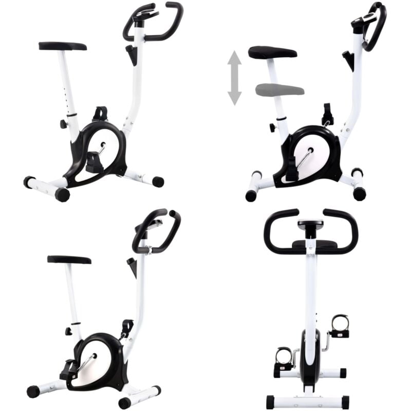 Vidaxl - Heimtrainer mit Riemenantrieb Schwarz - Heimtrainer - Fitnessgerät - Home & Living - Schwarz