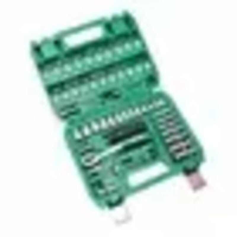 Heimwerker-Werkzeugset, 53-teiliges Werkzeugset, Autoreparaturset, multifunktionaler Organizer mit grüner Aufbewahrungsbox