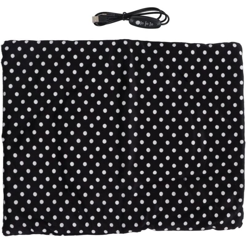 Heizkissen für Haustiere mit USB-Aufladung, drei einstellbare Temperaturstufen, Heizkissen für Katzen, Hunde und andere Haustiere