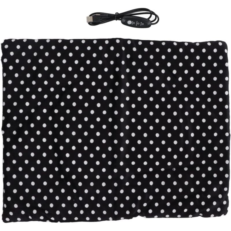 Rnemitery - Heizkissen für Haustiere mit USB-Aufladung, drei einstellbare Temperaturstufen, Heizkissen für Katzen, Hunde und andere Haustiere