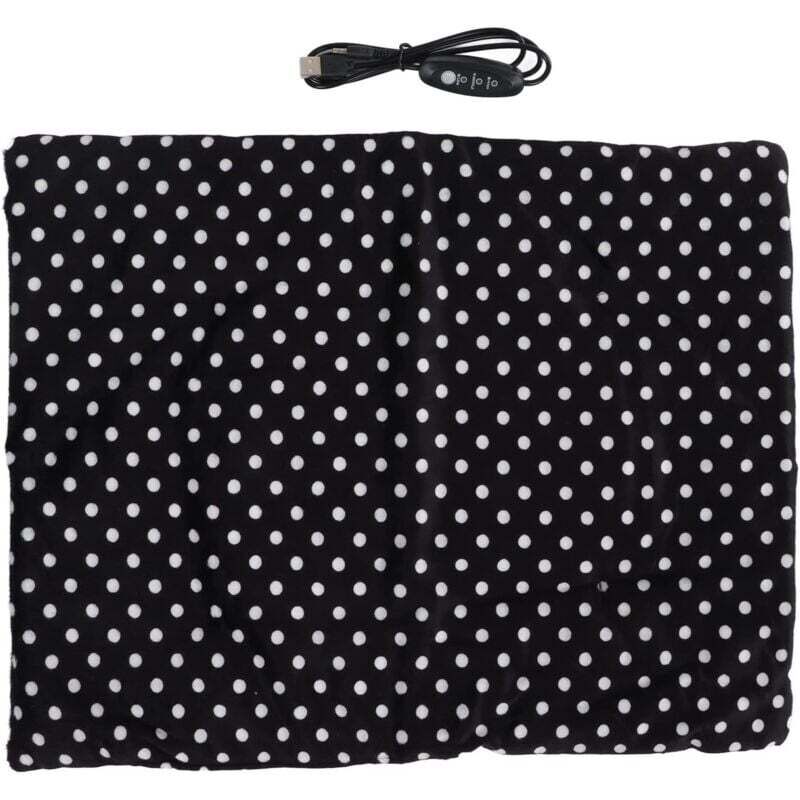 Heizkissen für Haustiere mit USB-Aufladung, drei einstellbare Temperaturstufen, Heizkissen für Katzen, Hunde und andere Haustiere