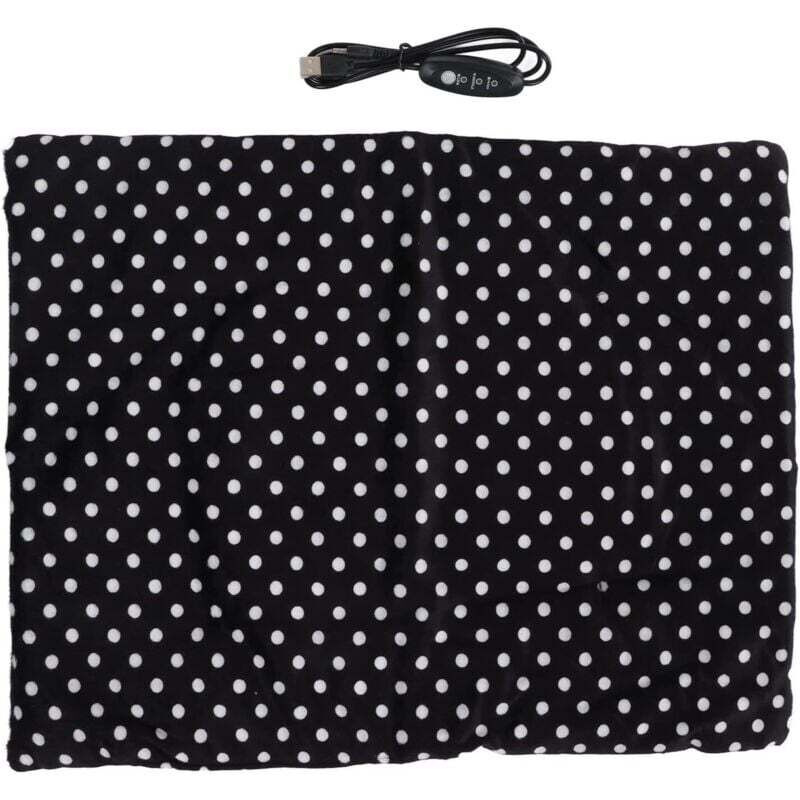 Heizkissen für Haustiere mit USB-Ladefunktion, drei einstellbaren Temperaturstufen, Heizkissen für Katzen, Hunde und andere Haustiere