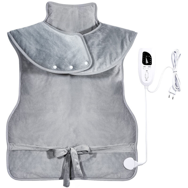 Heizkissen für Rücken, Elektrisches Schulter-Taille-Nacken-Heizdecke, Für Frauen Männer, 6 Heizmodi, 4 Timer-Einstellungen, Maschinenwaschbar,