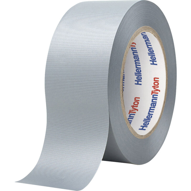 HTAPE-ALLROUND1500-PVC-GY 710-01000 PVC-Klebeband (l x b) 46 m x 51 mm 1 St. - Hellermanntyton