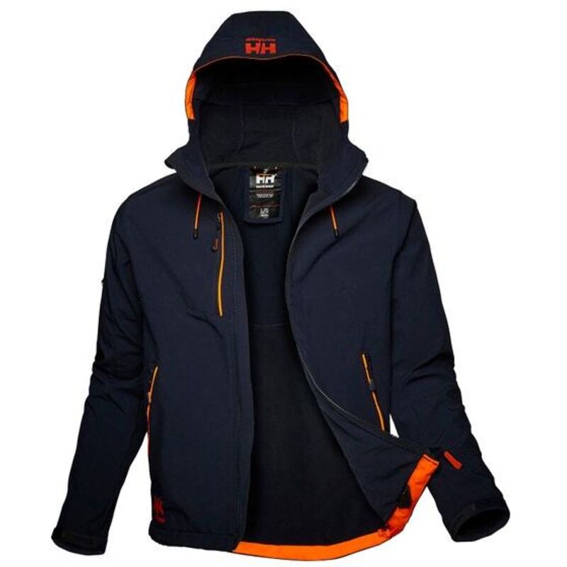 Helly Hansen Chelsea Evolution Hooded Arbeitsjacke - L - Bleu