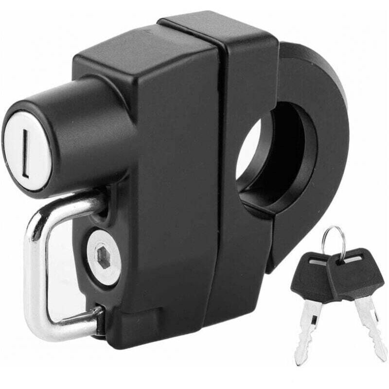 Ymyny - Helmschloss, universelles Motorradhelm-Diebstahlsicherungsschloss mit Schlüssel, Reitzubehör, geeignet für Griffdurchmesser 2,2–2,8 cm,