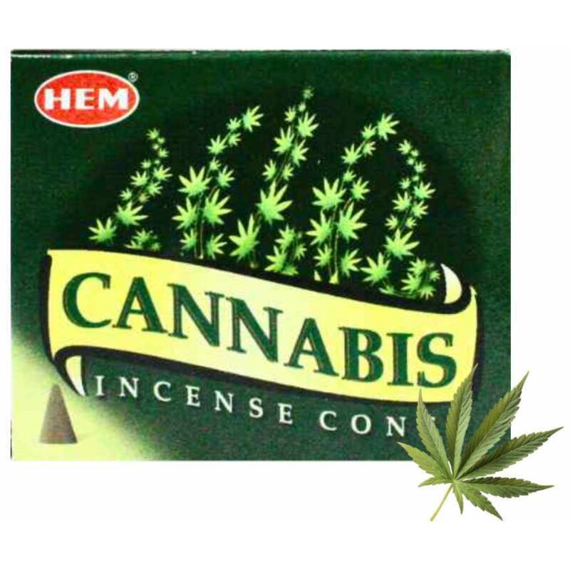 HEM Cannabis Räucherkegel 10 Stk.
