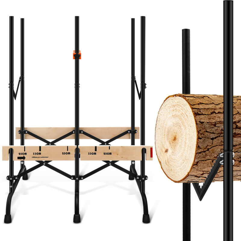 Swanew Sägebock von Brennholz stabil Motorsäge Säge Holzsägebock Sägegestell