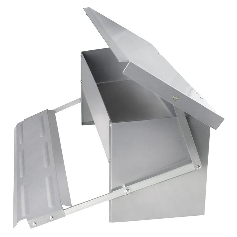 Hühnerfutter Futterautomat Feedomatic Futterspender mit Trittplatte für 5 kg Futter, futtertrog hühner für Hühner, Enten, Puten, Gänse Hengmei