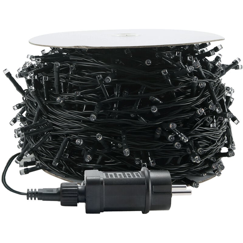 Outdoor-Lichterketten 30m LED Lichterkette Lichterwand Bunt Lichtervorhang 8 Leuchtmodi IP44 Wasserfest Innen/Außen, Weihnachten, Halloween, HENGMEI