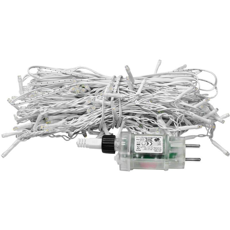 Outdoor-Lichterketten 5m 200 LEDs Lichterkette Lichterwand Lichtervorhang Warmweiß mit Fernbedienung 8 Leuchtmodi Weihnachtsbeleuchtung, HENGMEI