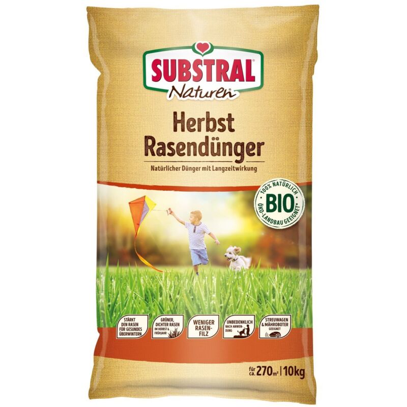 Naturen Bio Herbst Rasendünger 10 kg Dünger - Substral