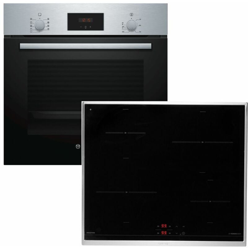Herdset Bosch Einbau-Backofen mit Gorenje Induktionskochfeld - 60 cm, autark