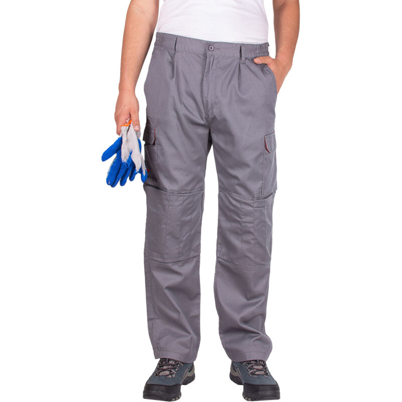 Herren Arbeitshose FIRI 48 Herren Arbeitshose lang grau hüftlang