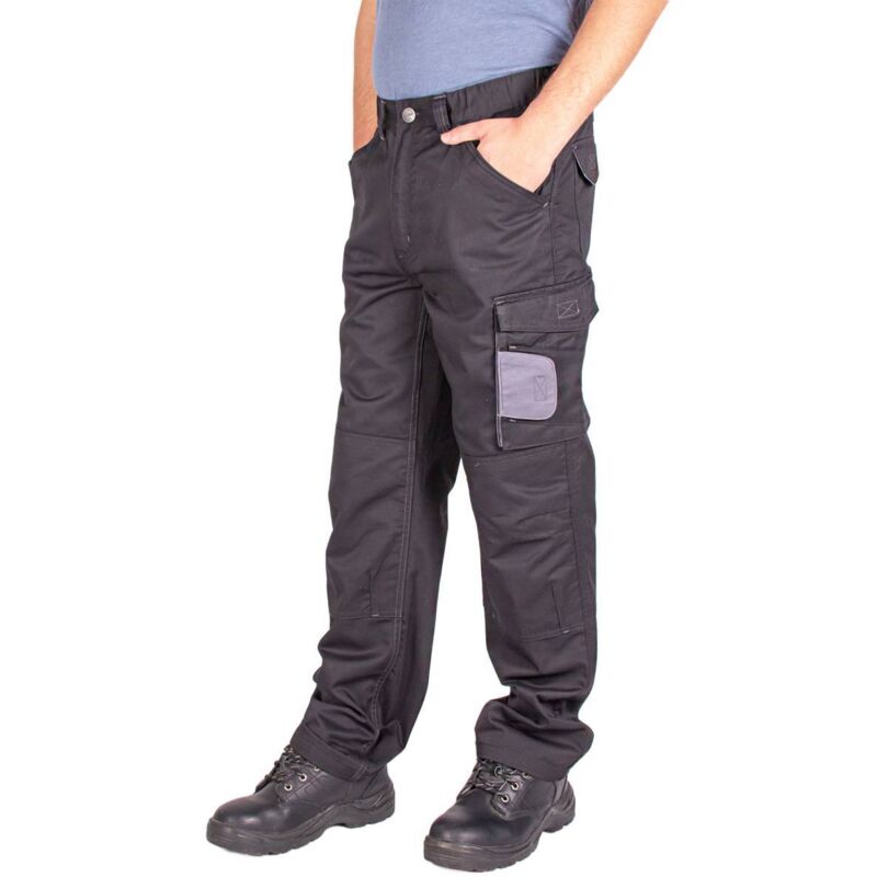 HERREN DENIM ARBEITSHOSE Bundhose mit Kniepolster BHP FIRI 52 Bundweite 88-96cm