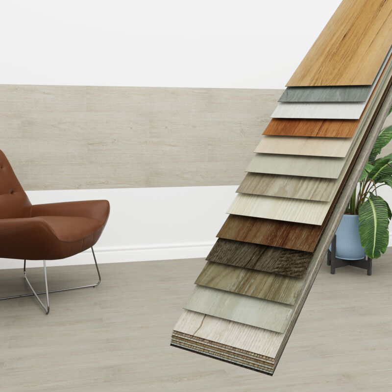 Hexim - Vinyldielen 0,97m² selbstklebend pvc Wandverkleidung Bodenbelag Holzoptik 91x15cm Paneele: 7 Dielen / 0.97 m², 1805-10 Antique Oak