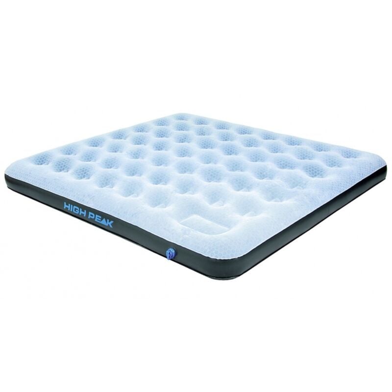 Air bed King Comfort Plus 40027, Luftbett ,hellblau/braun - High Peak