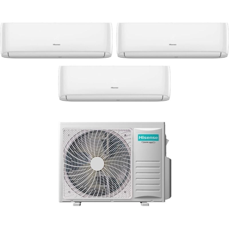 Trial Split Inverter Klimagerät Serie hi-comfort 7+7+9 mit 3AMW62U4RFA R-32 Wi-Fi Integrated 7000+7000+9000 - Neu - Hisense