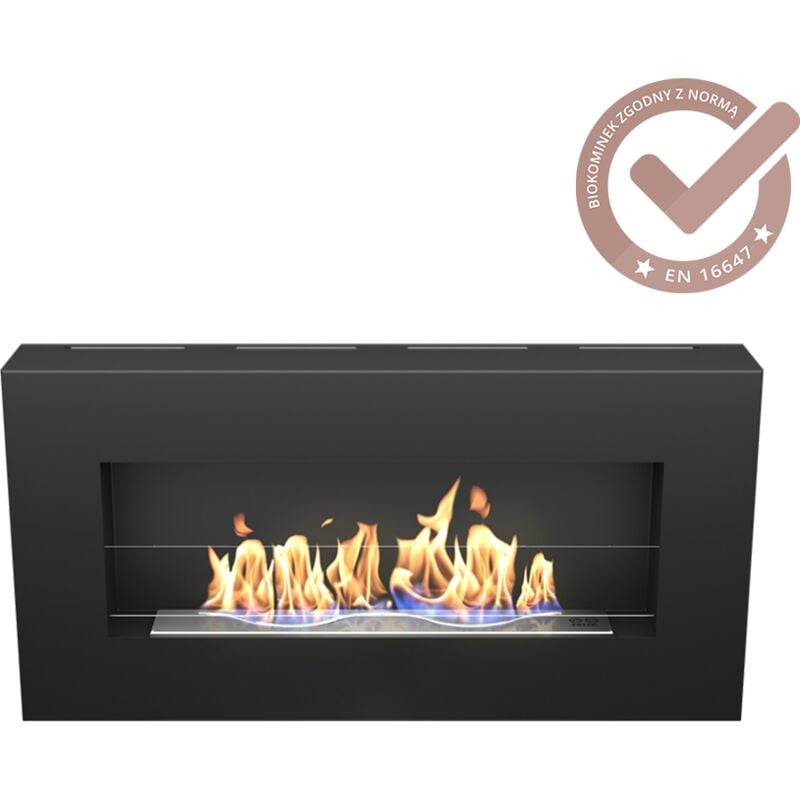 Hitze Wandmontierter Bio-Kamin KARIF Bioethanol Kamin Wärmequelle Kaminofen modern