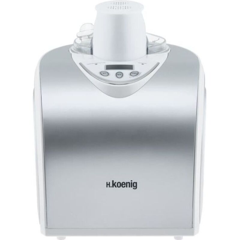 Eismaschine HKOENIG - HF180 - Kapazität 1 L - Schnelle Zubereitung: 30 bis 40 Min - 135W