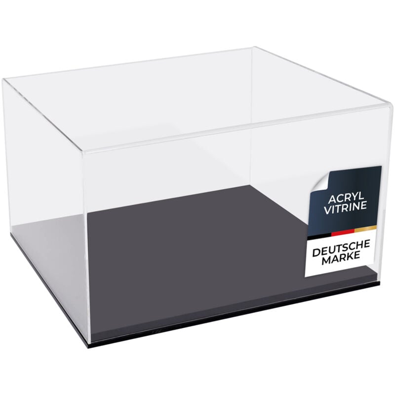 46806 Acryl Vitrine für Modellautos, Figuren, 32 x 28 x 20 cm - HMF
