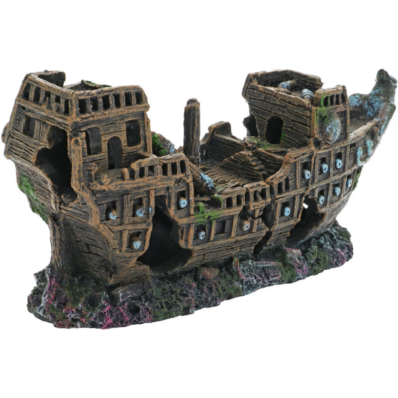 Mayflower Schiffswrack - Dekoration für Aquarium und Terrarium - Hobby