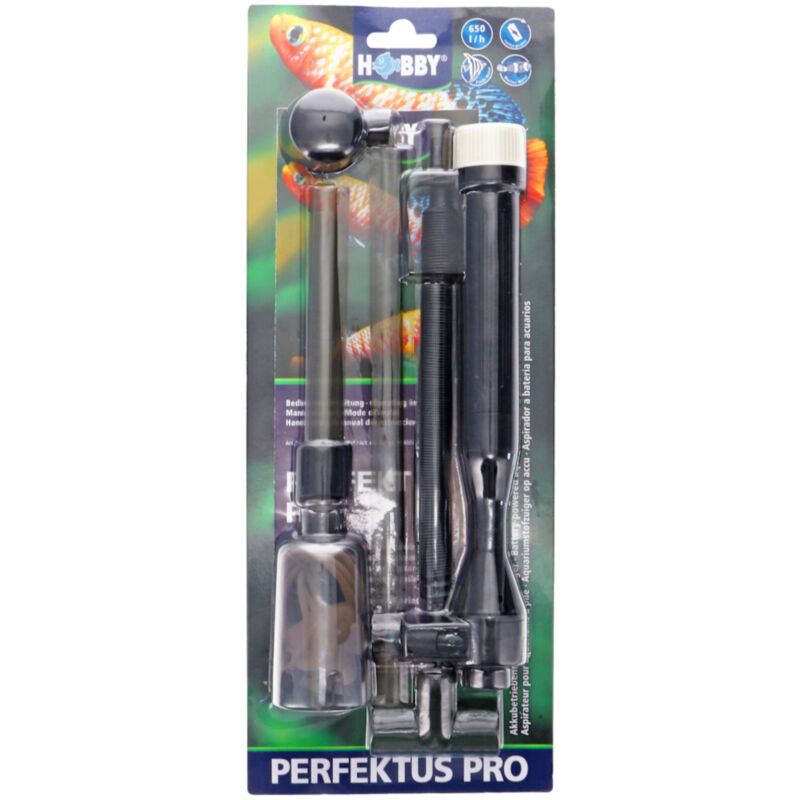 Hobby - Perfektus Pro - Aspirateur à vase à pile pour l'aquariophilie moderne