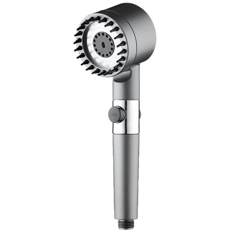 Hochdruck-Duschkopf, Anti-Kalk-Massage-Duschkopf mit Kappe, Hochdruck-Duschkopf mit 3 Arten von Düsen, SPA-/Massage-Duschkopf