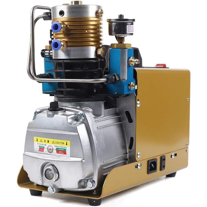 Hochdruckluftpumpe, 2800rpm Tauchkompressor, Automatischer Luftkompressor, 30 Mpa Hochdruckluftpumpe, für Feuerwehr und Tauchen, Elektrische