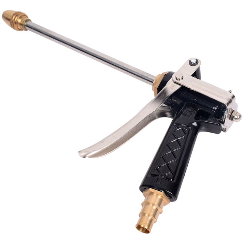 Hochdruckreiniger-Lanze – Bewässerungspistole – Metalldüse – Hochdruckreiniger-Pistole – 360° rotierendes Wasser – zum Autowaschen –