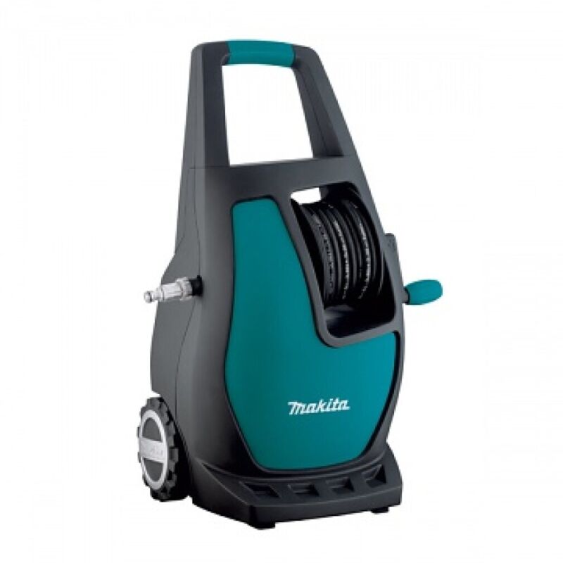 Makita HW111 Compact Electric 370l/h 1700W Black, Turquoise Hochdruckreiniger oder Hochdruckreiniger - Hochdruckreiniger (Compact, Electric, 5.5 m, 5