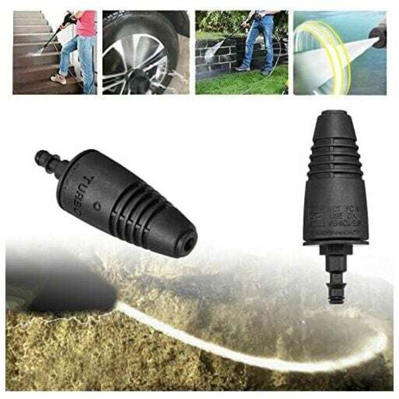 Hochdruckreinigerdüsen, Turbodüse für Hochdruckreiniger aus legiertem Stahl, rotierende Turbodüse für Hochdruckreiniger zur Auto- und